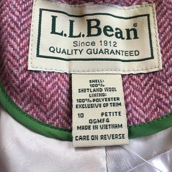 NWT L.L. Bean wool blazer 10 - Picture 2 of 7